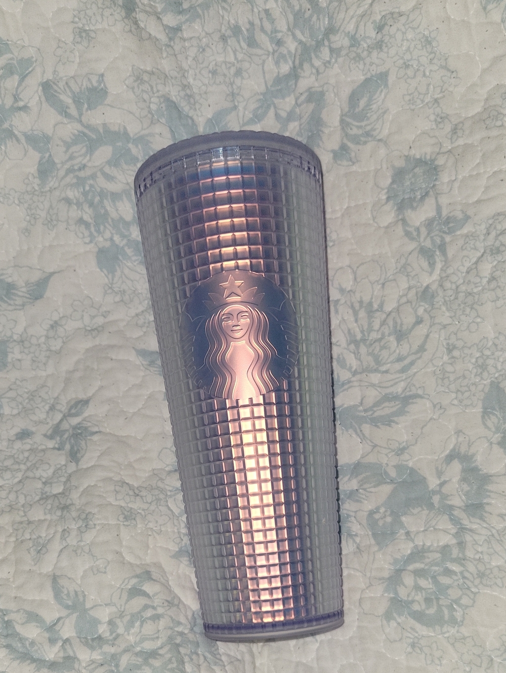 Starbucks Unicorn Iridescent Grid Tumbler Venti 24oz No Straw